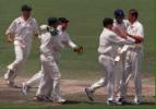 The Australian team celebrate the retention of the Ashes The Ashes, 1998/99, 3rd Test Australia v England Adelaide Oval 11,12,13,14,15 December 1998
