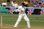 New Zealand batsman Craig McMillan shapes to drive a delivery from Bangladesh bowler Mohammad Ashraful during his first innings of 70. 2nd Test: New Zealand v Bangladesh at Basin Reserve, Wellington, 26-30 Dec 2001 (29 December 2001).