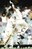 29 Dec 2001: Matthew Hayden and Ricky Ponting from Australia celebrate while running the wining run to win the Test Series against South Africa at the Melbourne Cricket Ground in Melbourne, Australia.