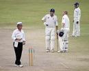 Giles and Hoggard await the signal to go off; match drawn in Galle