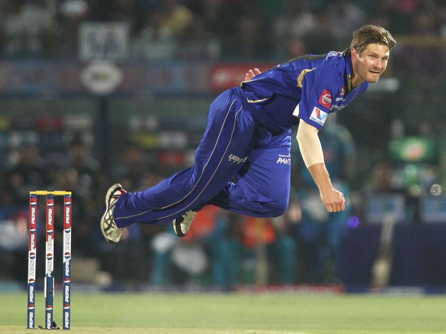 Image result for rajasthan royals shane watson bowling