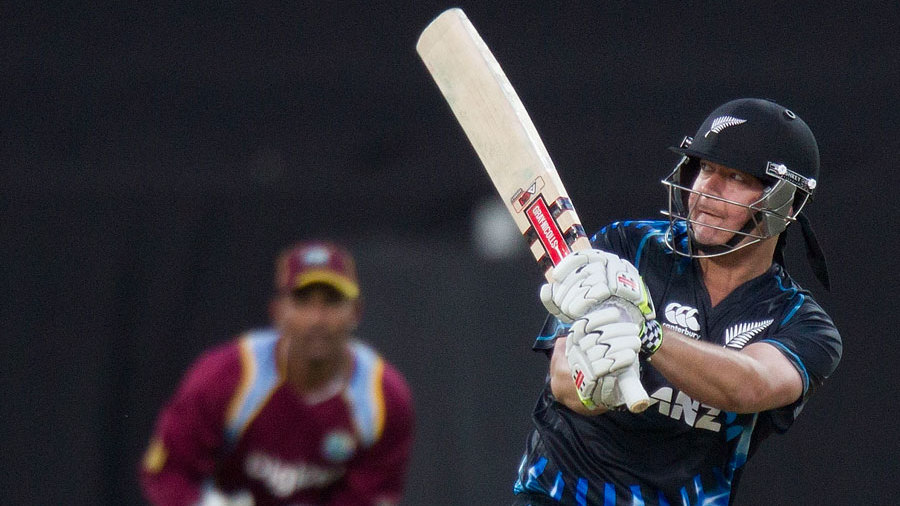 Jesse Ryder plays a pick-up shot to the leg side Jesse Ryder plays a pick-up shot to the leg side