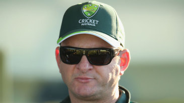 Cricket Australia selector Mark Waugh at the game