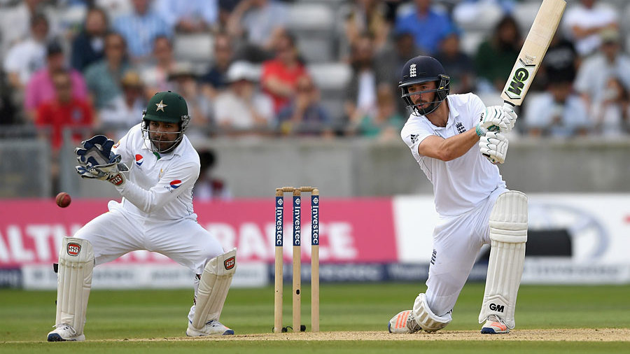 James Vince plays through the off side James Vince plays through the off side