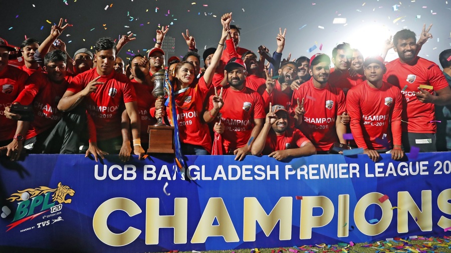 Comilla Victorians were crowned BPL 2018-19 champions Comilla Victorians were crowned BPL 2018-19 champions
