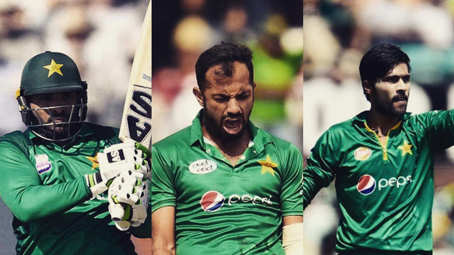 Image result for Wahab, Amir and Asif  make it to 15-man  World Cup probables