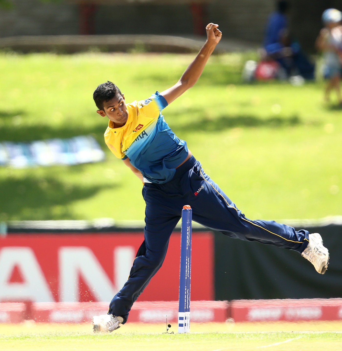 Matheesha Pathirana prepares to send one down | Photo | Global | ESPNcricinfo.com