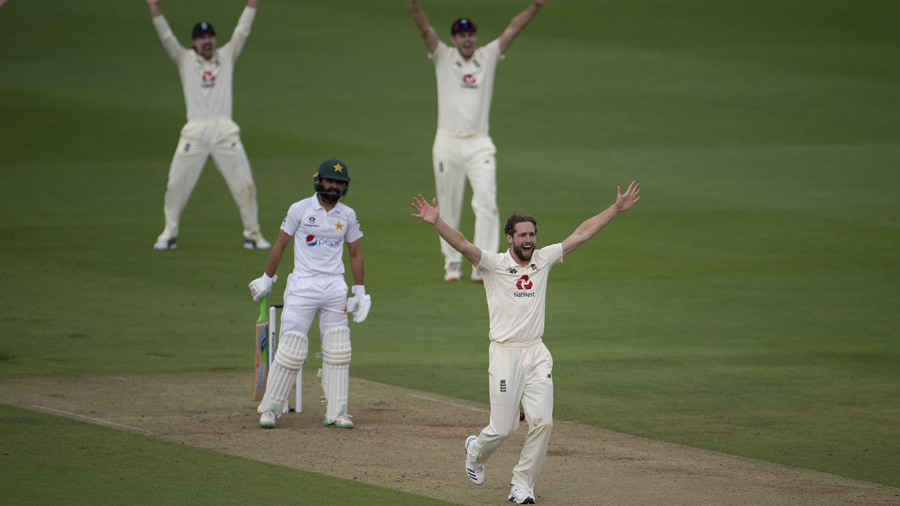 Fawad Alam was out lbw on review Fawad Alam was out lbw on review