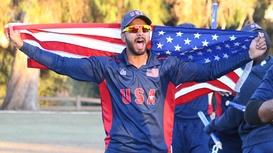Khan will be the first USA player to feature in the IPL Khan will be the first USA player to feature in the IPL