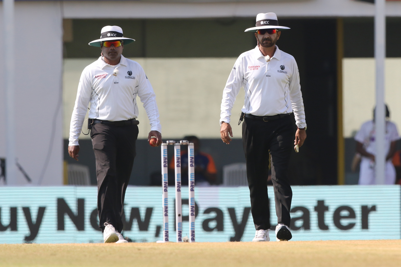 The first Test is the sweetest: Menon in his inaugural game as an Elite Panel umpire, in Chennai in 2021