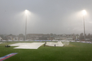 The rain lashes down at Taunton during the second women's ODI, England vs Pakistan, 2nd Women's ODI, Taunton, May 26, 2024