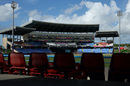 A view from the stands of the Sir Vivian Richards Stadium, North Sound, Antigua, USA vs South Africa, T20 World Cup 2024, North Sound, June 19, 2024