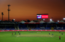 Amber skies graced the opening evening in Sharjah, Pakistan vs Sri Lanka, Women's T20 World Cup, Sharjah, October 3, 2024 Amber skies graced the opening evening in Sharjah, Pakistan vs Sri Lanka, Women's T20 World Cup, Sharjah, October 3, 2024