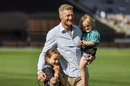 Martin Guptill, who recently announced his international retirement, was felicitated at Eden Park, New Zealand vs Sri Lanka, 3rd ODI, Auckland, January 11, 2025
