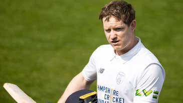 Brown 71 anchors Hampshire before bowlers fight back