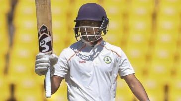 Malewar 138*, Nair 86 stabilise Vidarbha after early wickets