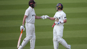 Pope, Lawrence blitz centuries as Surrey sprint for parity