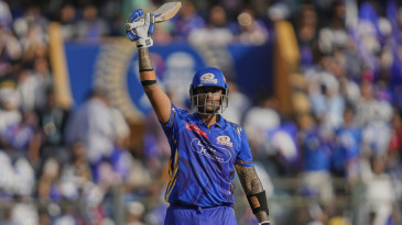 Rickelton, Suryakumar propel MI to 215