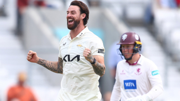Somerset capitulate to hand Surrey first win of the season