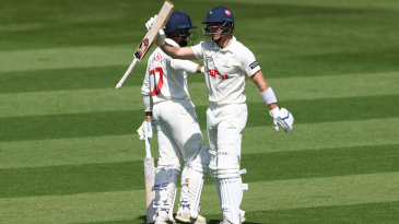 Asa Tribe notches maiden century to give Glamorgan solid foundation