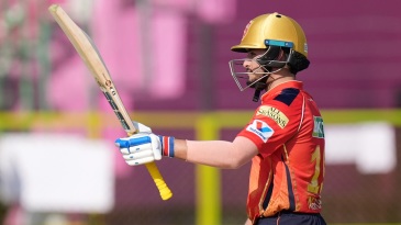 Wadhera, Shashank’s half-centuries lift PBKS to 219 vs RR in Jaipur