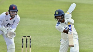India A stretch lead towards 200 after Rahul, Abhimanyu fifties