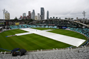 A bleak scene at the Kia Oval as rain delays play, England vs West Indies, 3rd ODI, Kia Oval, June 3, 2025