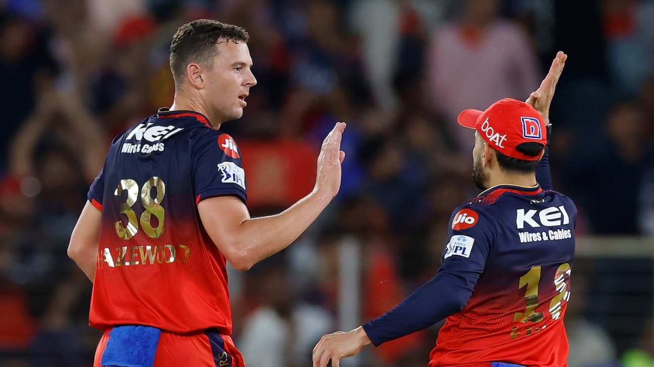 Kohli and Hazlewood finish at No. 3 on IPL 2025 Orange and Purple Cap tables respectively
