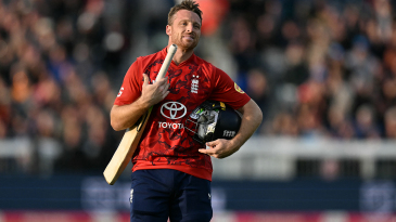 Jos Buttler 96, Liam Dawson four-for seal spoils for England