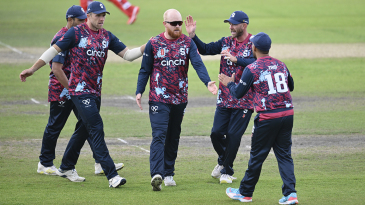 Scrimshaw, Pope spike Lancs guns as Northants maintain 100% start