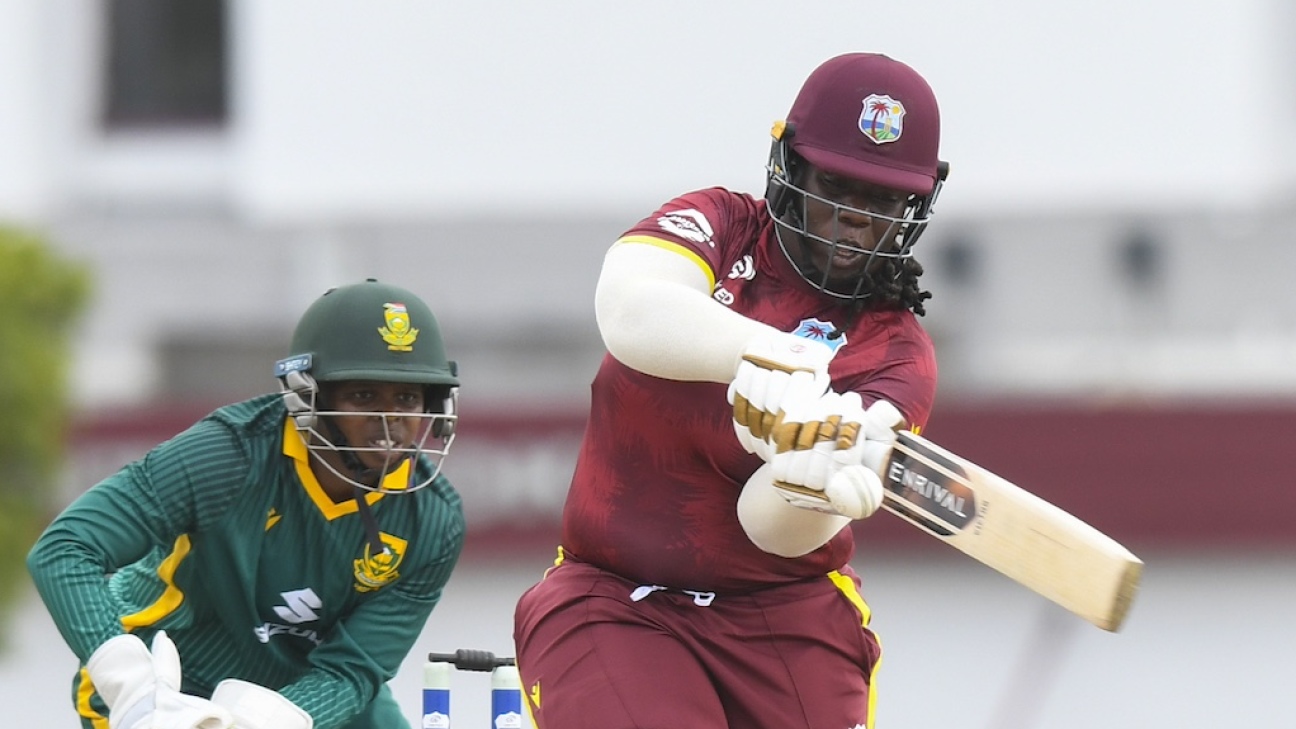 Joseph stars in rain-shortened chase to put West Indies 1-0 up