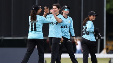 Alice Davidson-Richards stars with ball and bat as Surrey cement top spot