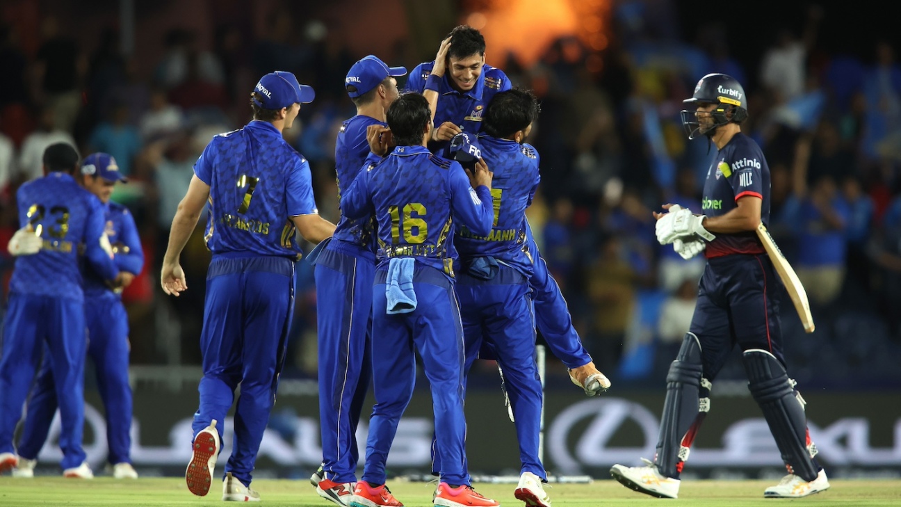 Ugarkar holds his nerve to give MI New York second MLC title in last-over finish