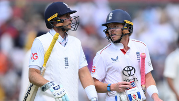 Root and Pope cement England’s command on Manchester Test