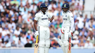 Rain forces early lunch after Sai Sudharsan steadies India