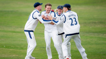 Milnes five-for seals innings win; lifts Yorkshire out of bottom two
