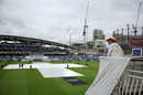 The first rain break arrived after tea, England vs India, 5th Test, 2nd day, The Oval, August 1, 2025