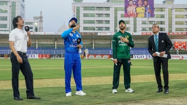 Pakistan opt to bat in tri-series final against Afghanistan; Muqeem replaces Mirza