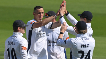 Wickets tumble at Hove as Abbott, Fuller strengthen Hampshire’s hold