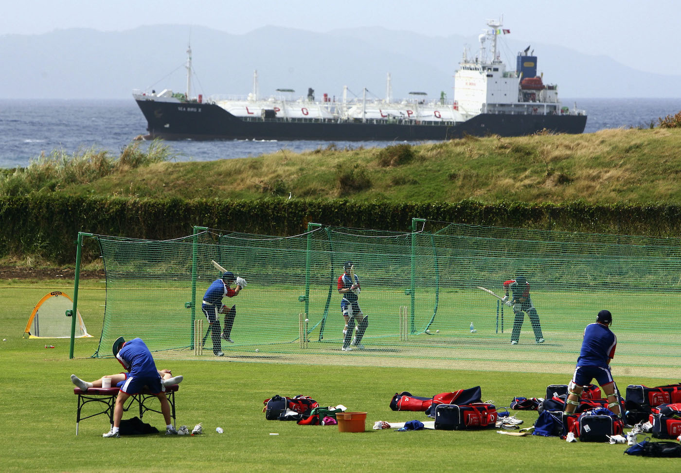Vroom with a view: England work on their sea legs