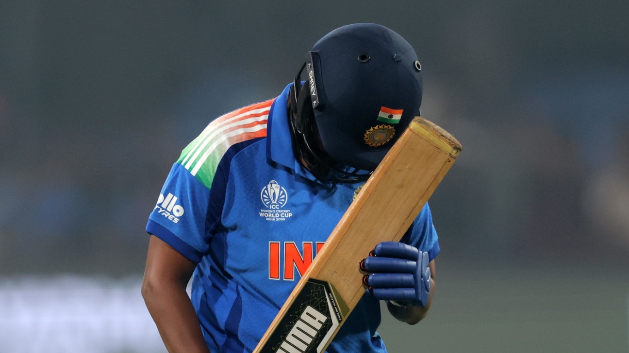 ‘The emotions took over’ – Mandhana takes blame for Sunday heartbreak