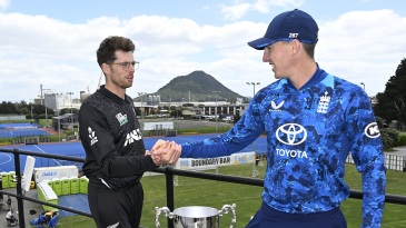 New Zealand bowl first in Bay Oval series opener
