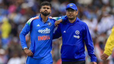 Shreyas Iyer hurts rib cage during outstanding catch