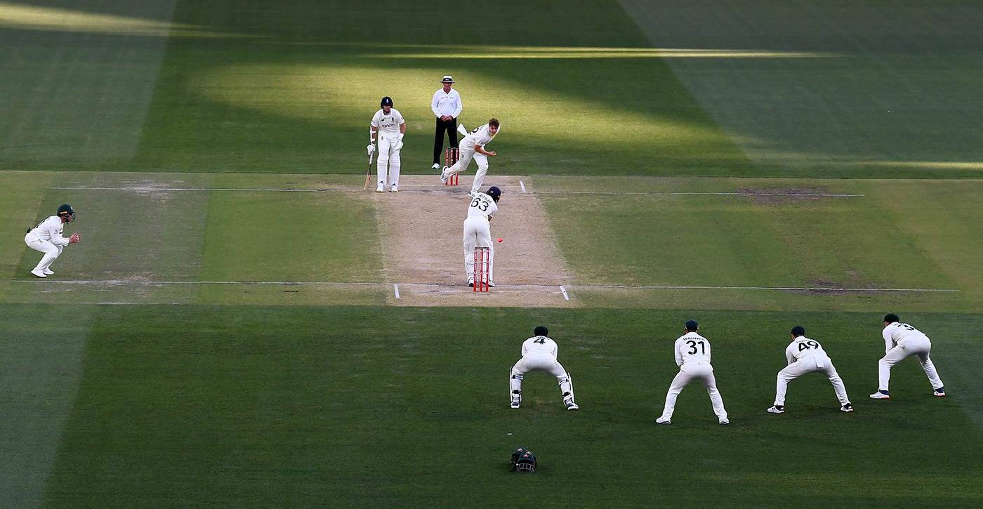 Just leave it: after the Adelaide Test, England players were made to watch replays of their dismissals in the dressing room as a lesson in letting the ball go judiciously
