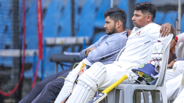 Mumbai players use face masks because of construction pollution