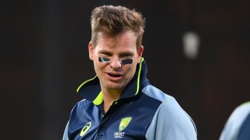 Steven Smith bats with ‘eye blacks’ ahead of pink-ball challenge