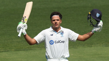 Konstas finds form with century for NSW