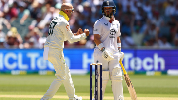 Two in his first over: Lyon goes second behind Warne