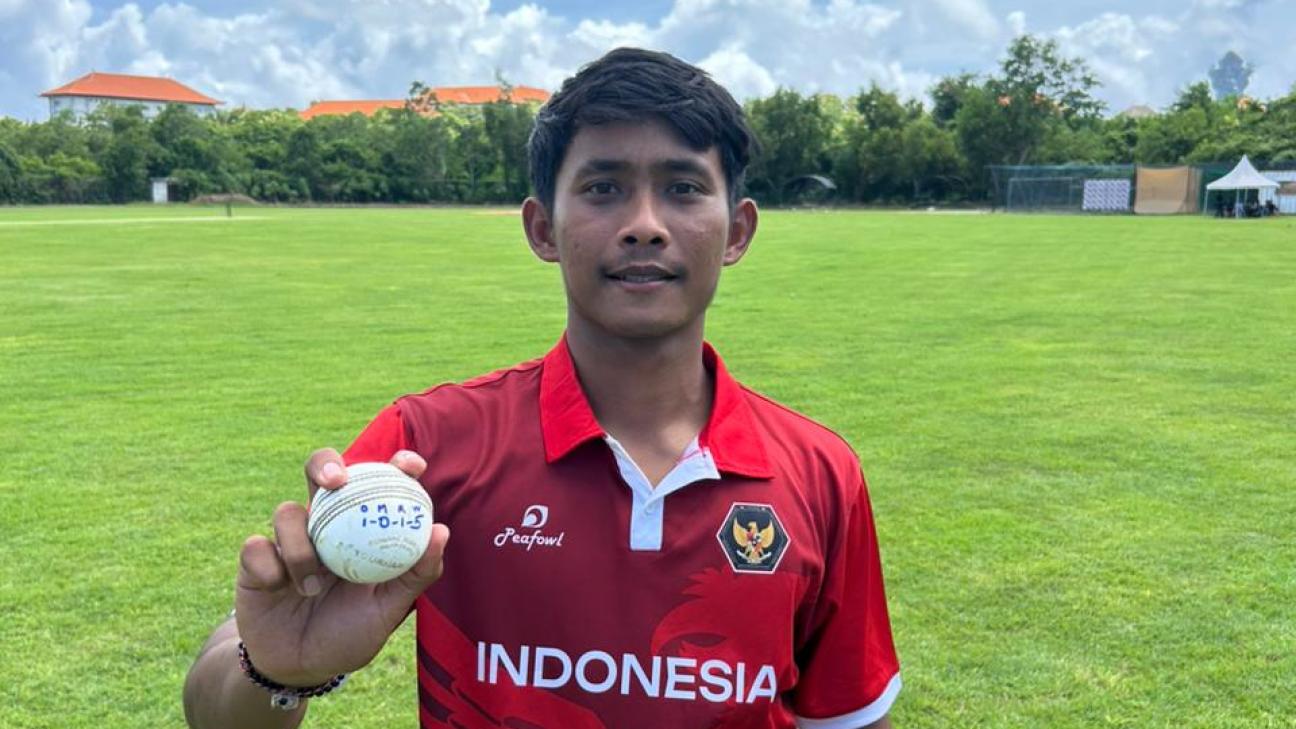 Indonesia’s Gede Priandana becomes first to pick five wickets in an over in T20Is