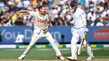 Australia seize handy lead after Josh Tongue five-for on 20-wicket day